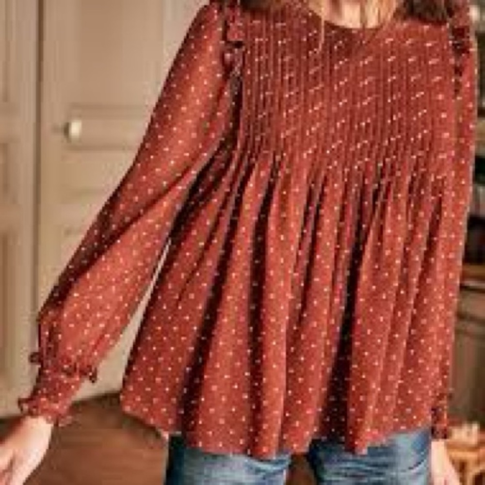 NWT Sezane Eva Blouse
